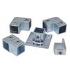 Piezas de fijación para tubo cuadrado 40*40, engrosadas, sin soldadura, estantería, accesorios de fijación para tubo de acero, uniones, piezas de conexión para estructura de marco