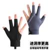 Guantes de Billar Tres Dedos Fugas Nuevo Estilo Guantes de Billar Juego Especial Snooker Ligeros Transpirables Alta Elasticidad Antideslizantes Pantalla Táctil