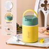 Fornecimento direto da fábrica Pato Amarelo Pequeno Articulado Caneca de Café da Manhã Aço Inoxidável 304 Isolamento Caneca de Sopa Caneca de Mingau Caixa de Almoço Selada Presente