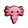 Bonito desenho animado rosa animal marinho pvc borracha macia buraco sapatos sapatos flor sapatos fivela decorativo anéis de mão com acessórios ponto