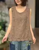 Verano Nuevo Estilo Japonés Dulce Sin Mangas Jacquard 3D Bordado Chaleco Holgado Casual Versátil Top Básico Venta al por Mayor