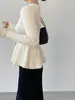 Suéter de Punto Delgado con Lazo Suave Estilo Coreano Jiangzuo para Mujer, Nuevo Top Elegante Primavera 2026 2211