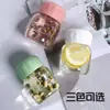 Taza en Forma de Grasa con Escala, Vaso de Agua de Vidrio de Borosilicato Alto, Taza Portátil para Servir Medicina Tradicional China, Taza de Regalo para Café, Taza para Leche de Soya