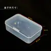 Caja de Almacenamiento de Plástico Transparente Caja de PP Componentes de Ferretería Almacenamiento de Plástico Caja de Plástico Anzuelo de Pesca Equipo de Pesca Caja de Almacenamiento de Juguetes