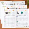 Livro de Traçado de Pinyin, Livro de Traçado de Radicais e Traços de Caracteres Chineses, Caderno de Exercícios de Transição para Pré-Escola, Prática Diária