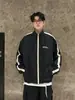 Chaqueta de Doble Uso para Parejas Holgada Impermeable con Cuello Primavera Otoño Invierno 2025 Chaqueta Abrigo Chaqueta de Algodón Abrigo de Algodón para Hombre y Mujer