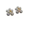 Aretes de Clip de Perla Sin Perforaciones Pendientes Geométricos de Nicho para Mujer Lujo Accesible Exquisita Joyería para Orejas Versátil Nueva Moda