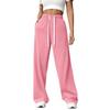 Pantalones Deportivos Casuales de Pierna Ancha Recta Sueltos con Cintura Elástica para Otoño e Invierno 2025 - Ropa Europea y Americana Transfronteriza de Amazon - Exportación