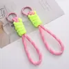 Liga de Poliéster Chaveiro Grosso com Nós Argola de Chaveiro Pingente de Chaveiro Transfronteiriço Artesanal DIY Joias Atacado