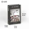 Moda Moderna Minimalista Estilo Ins Libro Falso Libro de Simulación Decoración Suave Muestra Adorno para Estantería de Hotel Atrezo de Libro Decorativo