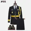 Conjunto de Uniforme de Trabajo de Guardia de Seguridad de Nuevo Estilo para Hombres, Ventas de Alta Gama, Propiedad Residencial, Hotel, Uniforme de Conserje para Primavera y Otoño