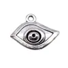 22X17Mm 1.1g Colgante de Joyería de Plata Antigua Hecho a Mano DIY Otros Colgantes Colgantes de Ojo