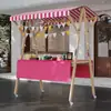 Barraca de Mercado Suporte de Exibição Barraca de Mercado Noturno Prateleira Carrinho de Flores Suporte de Exibição Promocional Carrinho de Barraca de Rua Móvel Dobrável