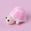 Colgante de lana tejido a mano transfronterizo, lindo y divertido muñeco de ganchillo de lana, mini tortuga, adornos de muñeca