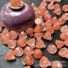 Cuentas de Piedra Jade Cristal de Sandía Colgante de Loto Colgante Pequeño Aretes Hechos a Mano Material para DIY Casero Accesorios de Joyería para Pulsera