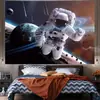 Fondo de tela para celebridad de internet astronauta tela colgante ins decoración de cabecera de dormitorio de estudiante tela de pared fondo de diseño de habitación moda
