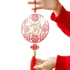 Nó Chinês Bênção de Inauguração de Casa Pingente Bênção de Ano Novo Decoração Decoração Suspensa Sala de Estar Fundo Entrada Madeira Veludo Decoração