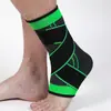 Atacado Tornozeleira de Compressão Tricotada Respirável para Corrida Outdoor Suporte de Compressão para Tornozelo