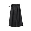 Calça Casual de Cintura Alta Escovada Minimalista Ou FanNiche para Mulheres, Outono 2025 Calça de Perna Larga Emagrecedora 3222