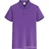 Camisas tipo Polo de Gran Tamaño en Stock Transfronterizas, Talla Europea, Camisas Promocionales Transpirables de Estilo Casual, Camisas de Manga Corta con Cuello de Alta Calidad Hechas a Medida para Hombres y Mujeres