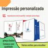 Sacolas de Papel Publicitárias Personalizadas para Empresas, Feitas de Cartão Branco, Design Grátis, Sacolas de Tecido para Presente, com Pedido Mínimo de 1 Peça e Entrega em 3 Dias