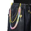 Joias Transfronteiriças Europeias e Americanas Ins Cor de Doce Camada Dupla Resina Ultraleve Corrente de Calça Pingente Decorativo Pirulito Amor Corrente de Calça
