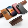 Adecuado para Funda de Teléfono Móvil Iphone18Promax, Porta Tarjetas Flip Samsung S26Ultra, Funda Protectora de Cuero Apple