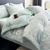 2026 Nuevo Juego de Cama de Leche Espesa de Invierno de Cuatro Piezas Funda de Edredón Gruesa y Cálida Juego de Sábanas de Tres Piezas Suministros