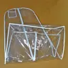 Capa de Poeira Transparente Grossa de Camada Dupla para Vestido de Casamento, Fabricante de Saco de Poeira para Vestidos, Saco de Armazenamento para Vestido de Casamento