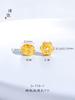 Accesorios DIY de oro arena de Vietnam de larga duración que no se desvanecen, flor de durazno, torre de Buda, tubo recto, codo, paralelo, cuentas de barril rosa, cuentas espaciadoras, accesorios