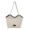 Bolsa de Palha Colorida Contrastante da Moda 2025 Nova Bolsa Tote de Ombro de Grande Capacidade Pequena Bolsa de Mão Tecida Fresca para Mulheres