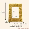 Marco de Óleo Resina Retro Estilo Europeo Textura de Alta Gama Marco de Fotos Decorativo de Escritorio Montado en Pared Imán de Refrigerador Estéreo 3D Transfronterizo