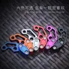 Cable de velocímetro para motocicleta de pedal, cable de odómetro, clip de cable fijo, soporte de abrazadera de freno de disco de aleación de aluminio CNC de un solo agujero