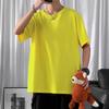 Nueva Camiseta Delgada de Manga Corta para Hombre Trbottomy Verano Casual Holgada Versátil Cuello Redondo Camiseta Base de Media Manga Estilo Básico