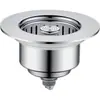 Fregadero de cocina núcleo de rebote desodorante tapón con fuga filtro de fregadero escurridor filtro de lavabo de verduras anti-obstrucción mayoreo