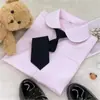 Uniforme Jk Camisa Básica Blanco Leche con Tapeta de Esquina y Tapeta de Botones Superior Versátil para Estudiante Estilo Japonés de Manga Corta