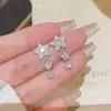 Pendientes de Moda de Aguja de Plata 925 con Cubos de Perla de Venta Caliente Pendientes Dulces de Nicho de Gama Alta Pendientes de Diseño Exquisito