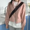 Chaqueta Corta Estilo Coreano 2026 Nueva Ligera con Cuello Alto para Viajes Diarios, Estilo Dulce y Fresco, Alta Calidad, Top Casual y Ligero para Mujer