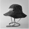 Sombrero de Pescador de Mezclilla de Color Sólido a Prueba de Viento para Mujer, Sombrero de Sol Versátil Casual Simple para Senderismo