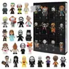 Calendario de Adviento Navideño Transfronterizo Halloween Venta Caliente Calendario de Cuenta Regresiva de 24 Días Caja Sorpresa Halloween Regalo Divertido