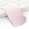 Placa de Metal para Gato y Perro Anti-pérdida Láser Grabable por Ambos Lados Accesorios para Collar Colgante Llavero Colgante Accesorios