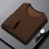 Suéter para hombre 'Explosiones en vivo' 2025 primavera nuevo camiseta de manga larga con cuello redondo para hombres jóvenes y de mediana edad base de mahjong