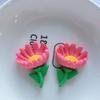 Flores faciais brilhantes planta flores DIY acessórios feitos à mão atacado sapatos com furo sapatos materiais decorativos norte 12