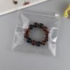 Bolsa Transparente de PVC con Cremallera Caja Ciega Almacenamiento de Muñecas Bolsa de Pinza Joyería Joyería Bolsa de Empaque para Almacenamiento a Prueba de Polvo