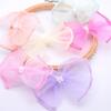 Bowknot diy acessórios cocar das meninas Super fada malha pérola fivela acessórios roupas sapatos artesanais materiais semi-acabados