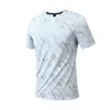 2026 Nueva Camiseta Deportiva de Secado Rápido para Hombre Verano Transpirable Estampada Fitness Running Manga Corta Cuello Redondo Top Casual