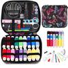 Caja de costura kit de costura doméstico de alta calidad bueno práctico hilo de coser todo en uno herramienta de costura de corte multicolor de alta gama