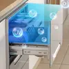 Nuevo gabinete de desinfección blanco para el hogar empotrado de tres capas gran capacidad 128L cocina alta temperatura pequeño gabinete de desinfección