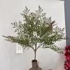 Planta verde artificial Nantianzhu, flor artificial, arreglo floral para bodas Mori, decoración de paisajes de interior, planta bonsái, decoración floral
