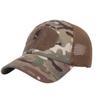 Exército Fan Outdoor Camuflagem Beisebol Net Cap Forças Especiais Camuflagem Tática Cap Skull Shade Velcro Cap
